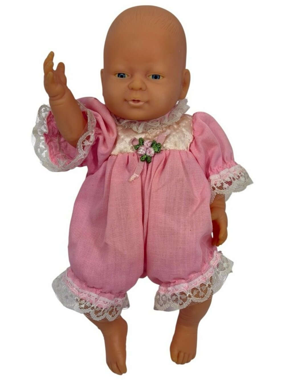 Vintage 1986 Anatomically Correct 10" Baby Girl Vinyl Realistic Umbilical Cord